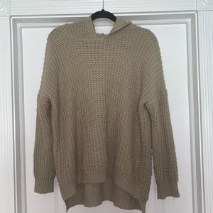Camel colored knitted sweater